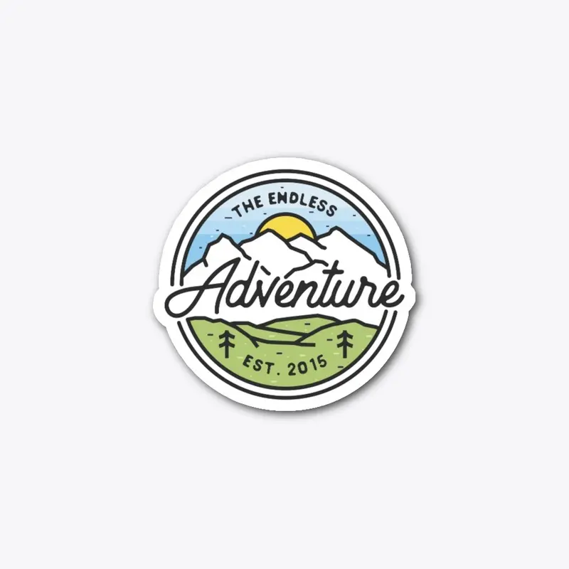 The Endless Adventure Logo Sticker